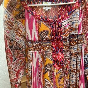 Bohemian Multicolor Women's Top